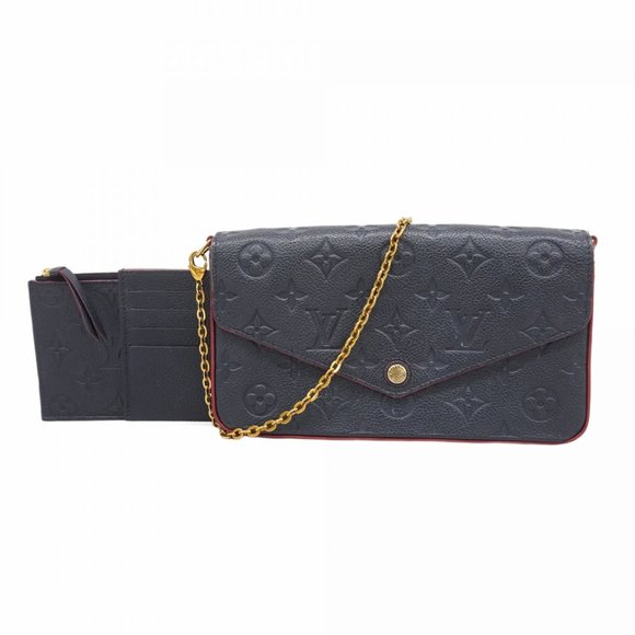 LOUIS VUITTON Red Monogram Pouch - Picture 1 of 16